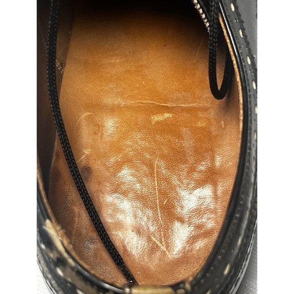 Royal Tweed 7904B Cheaney Church's Black Derby Wingtip Lace Up Men’s Sz 10.5 D - Picture 15 of 15